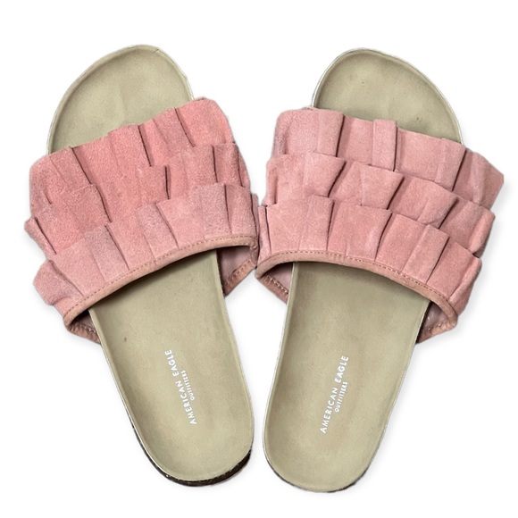 American eagle ruffle slides - Picture 1 of 3